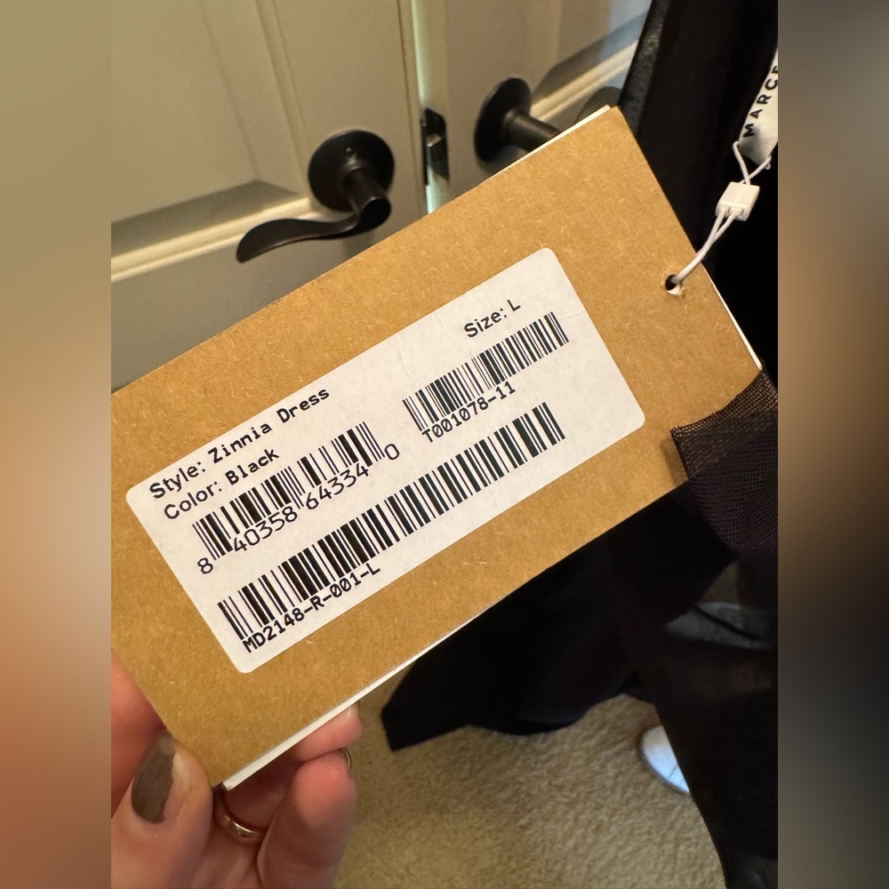 Marcella zinnia one shoulder black gown - NWT!!! - Picture 6 of 9